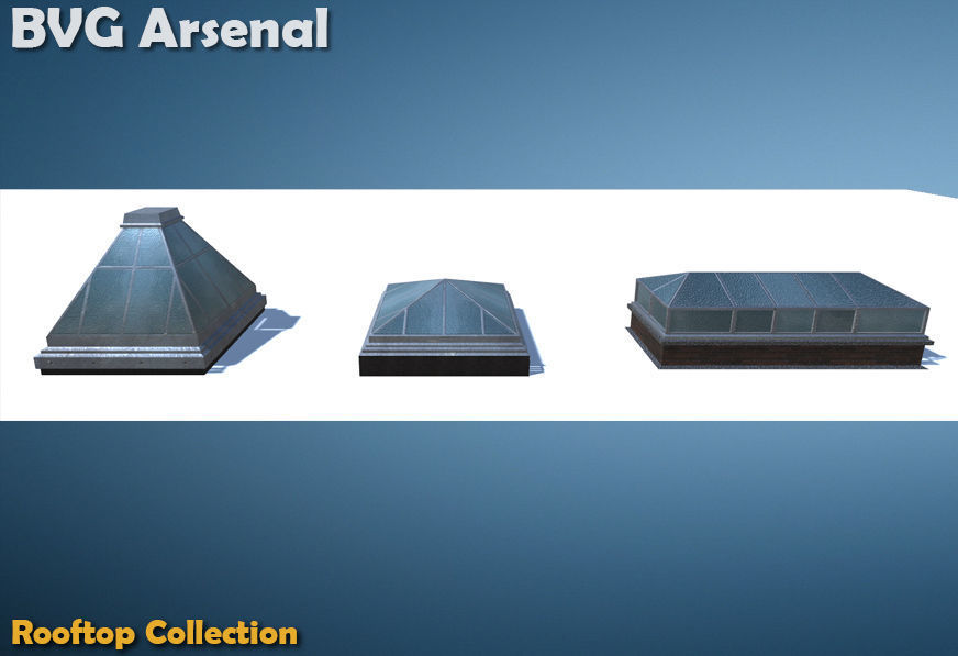 Rooftop Collection - HQ Low-poly 3D model_51