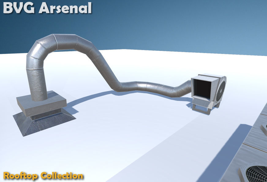 Rooftop Collection - HQ Low-poly 3D model_27