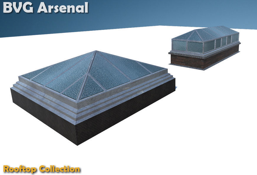 Rooftop Collection - HQ Low-poly 3D model_25