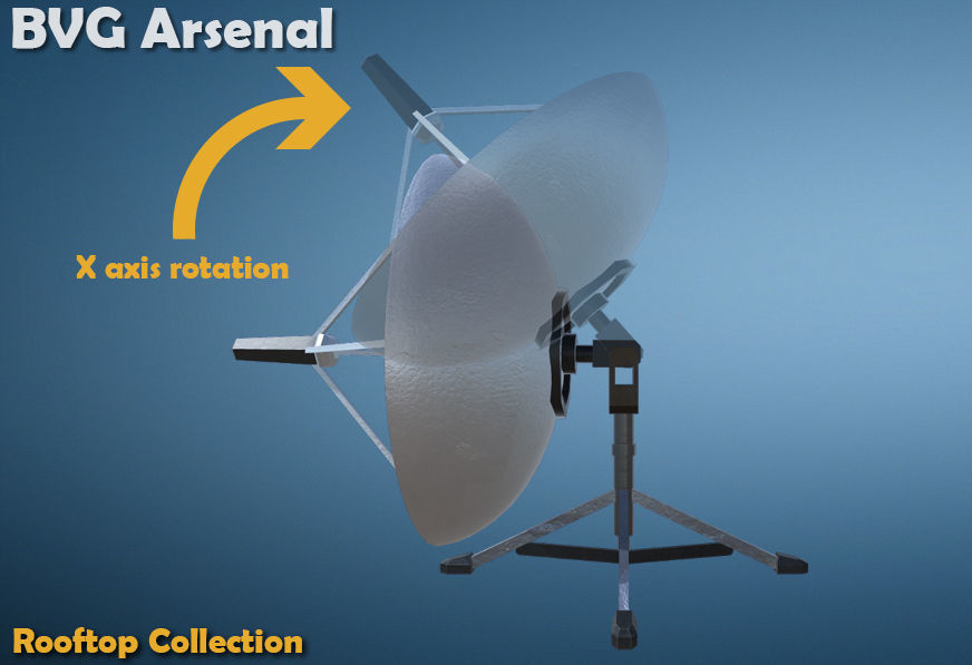 Rooftop Collection - HQ Low-poly 3D model_49