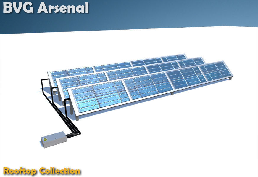 Rooftop Collection - HQ Low-poly 3D model_56