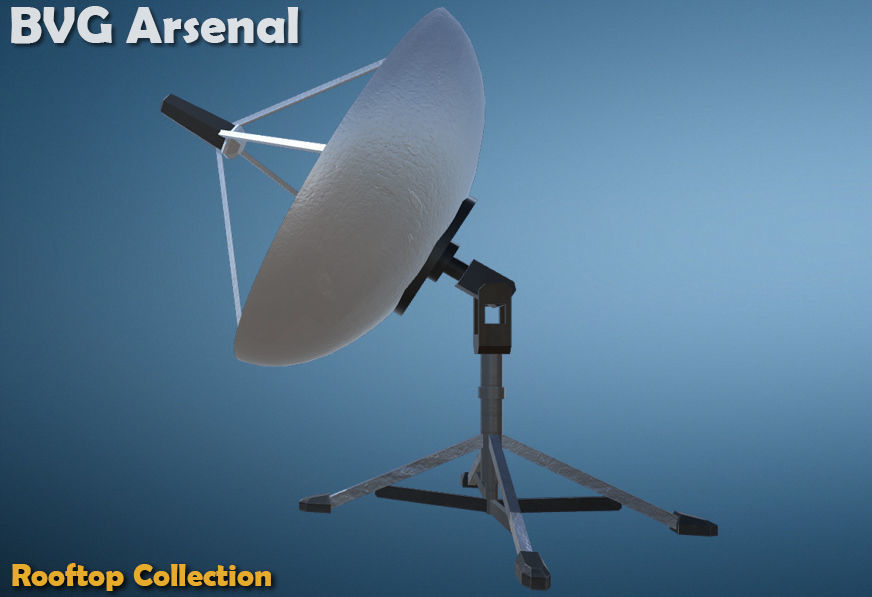 Rooftop Collection - HQ Low-poly 3D model_44