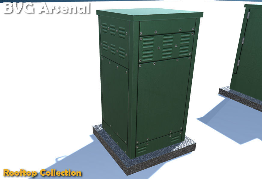 Rooftop Collection - HQ Low-poly 3D model_63