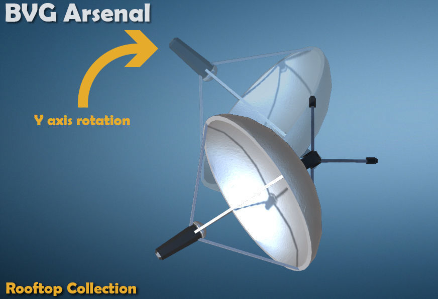 Rooftop Collection - HQ Low-poly 3D model_21