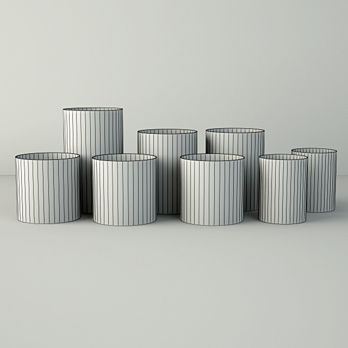 Tealight holders by HM Home 3D model_1