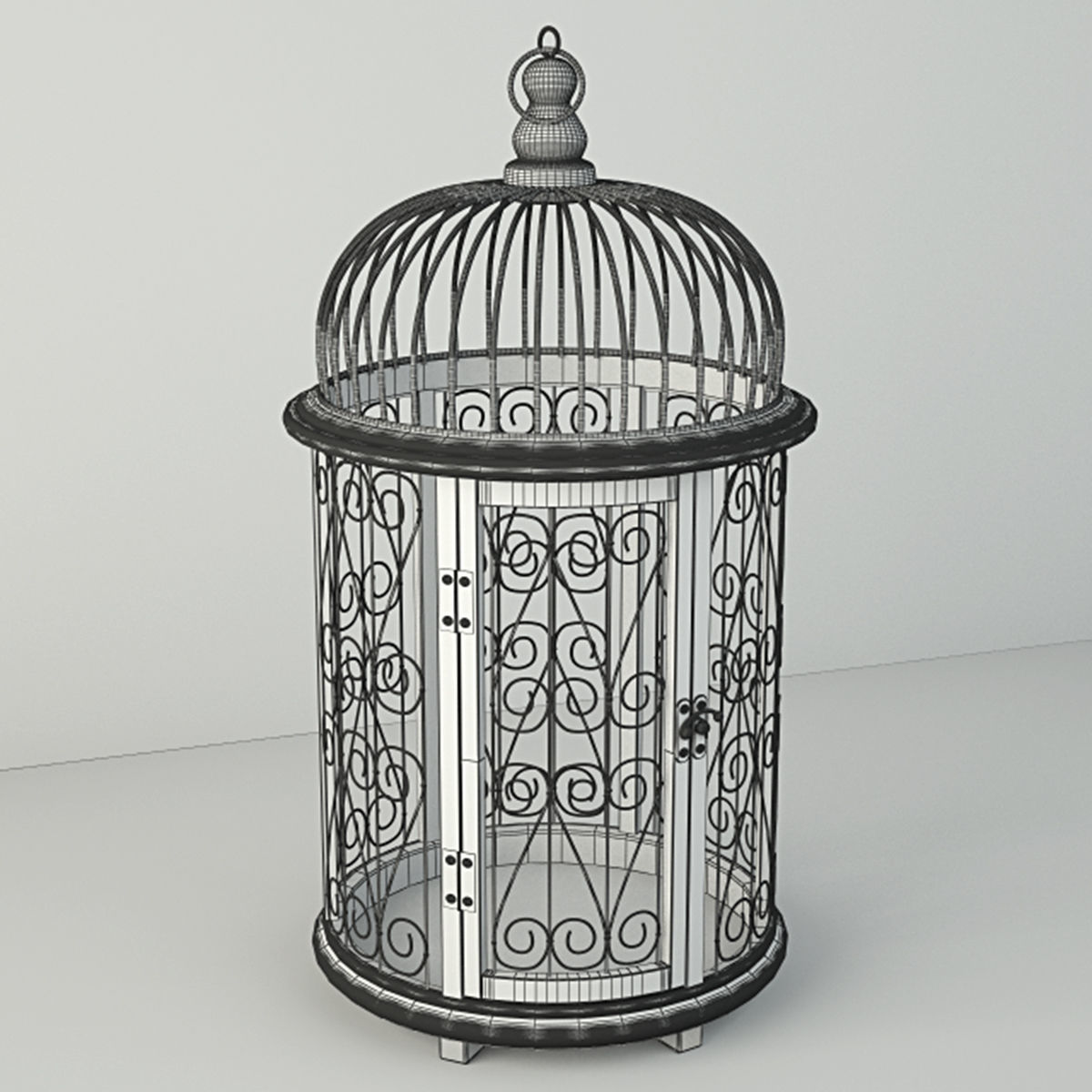 Zaida Decorative Cage by ZARA HOME 3D model_1
