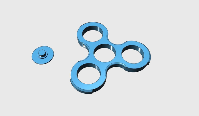 spinner 16mm bearing 3D print model