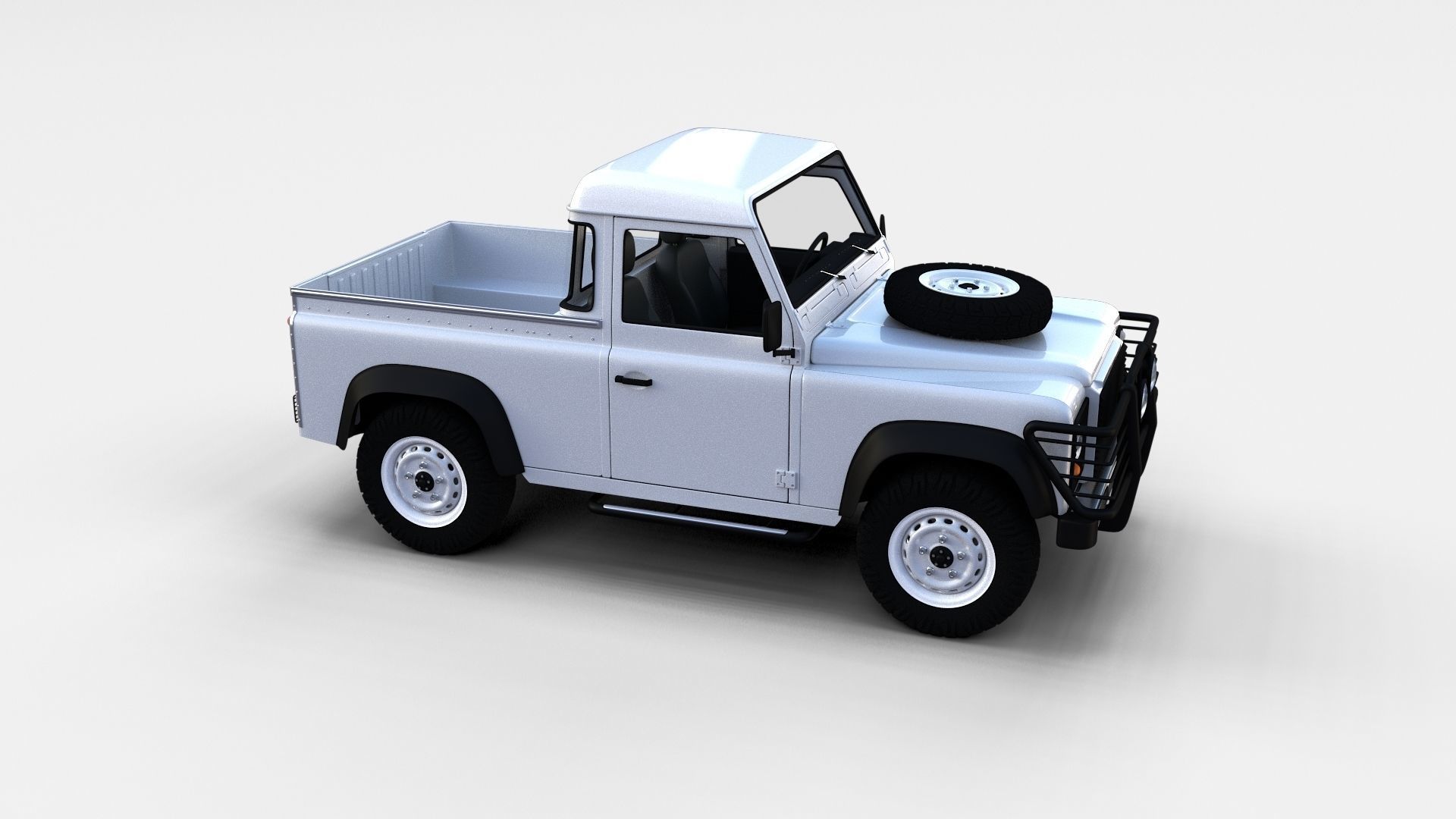 Land Rover Defender Pack with interior 3D model_65