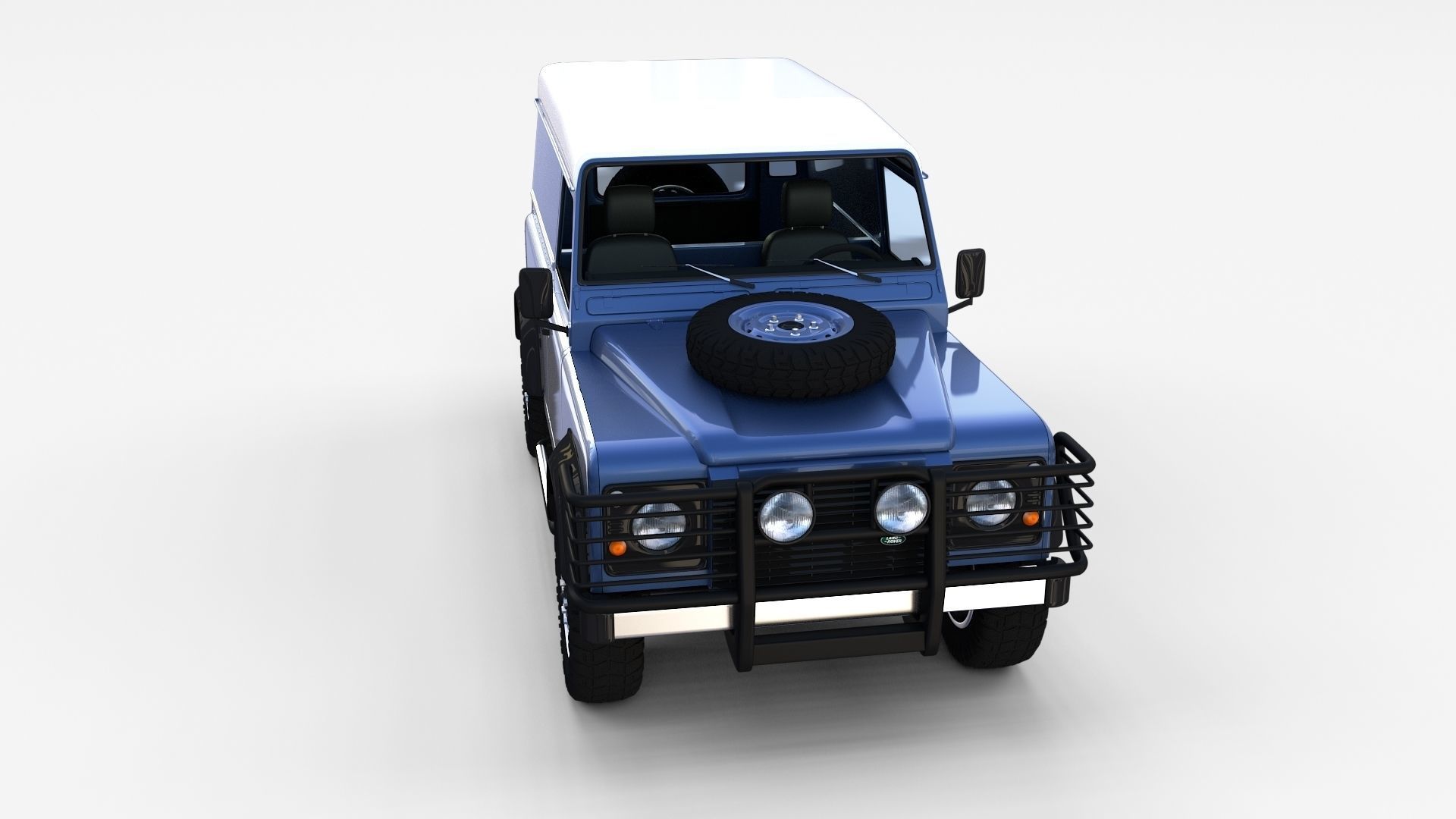 Land Rover Defender Pack with interior 3D model_54