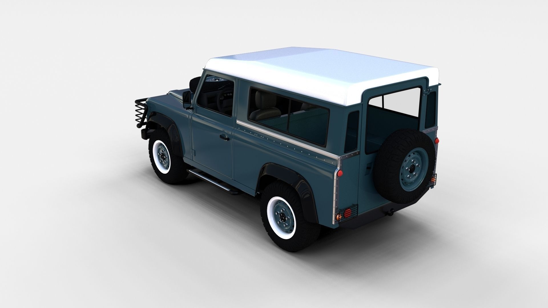 Land Rover Defender Pack with interior 3D model_74