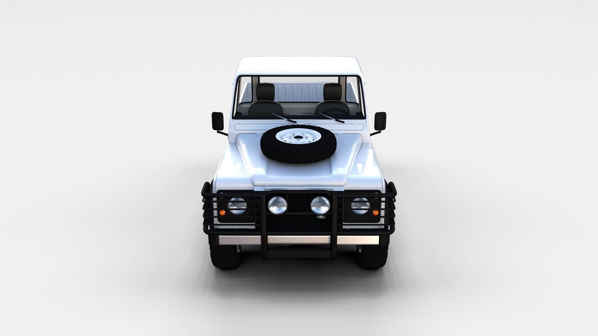 Land Rover Defender Pack with interior 3D model_41