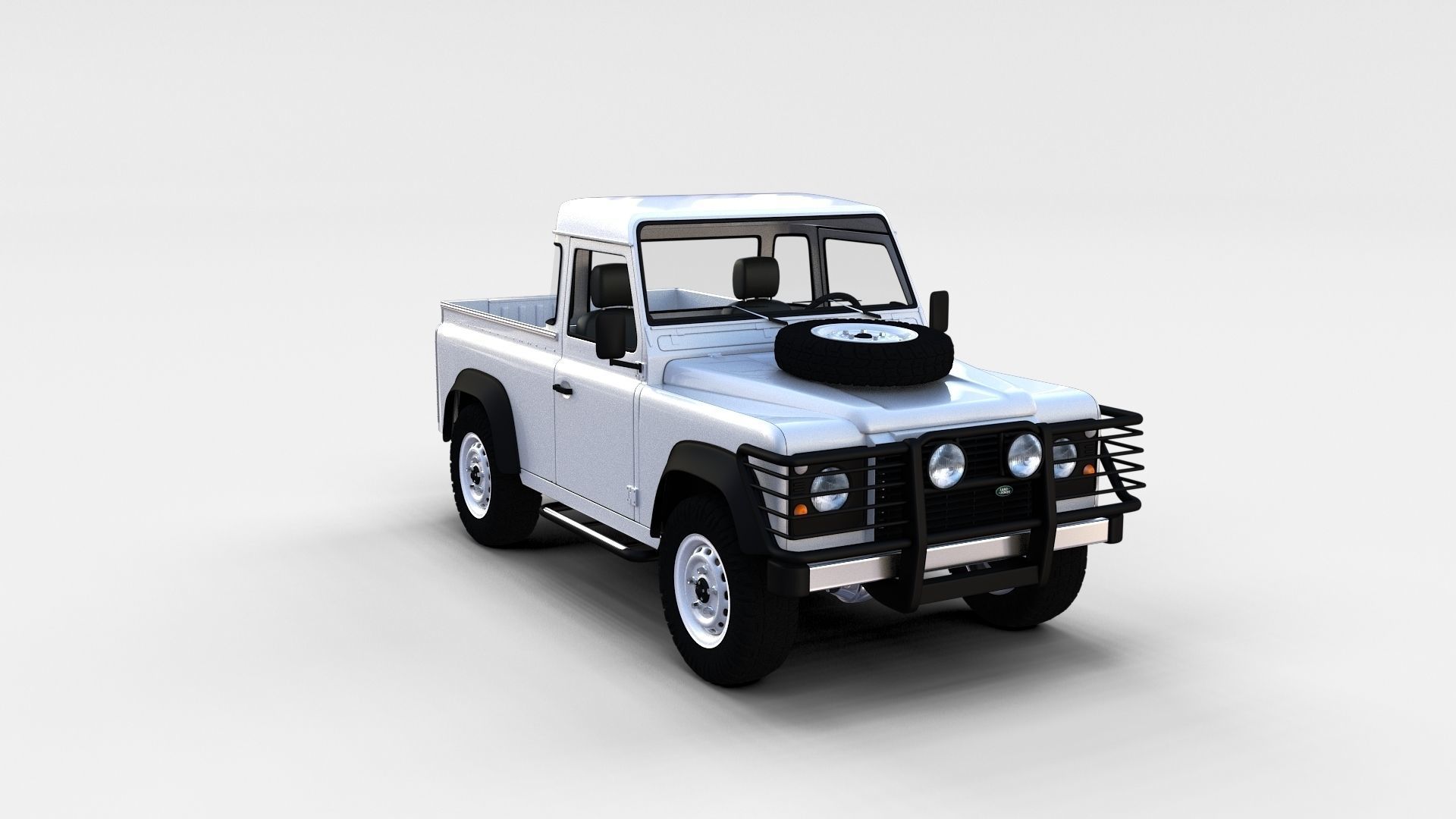 Land Rover Defender Pack with interior 3D model_84