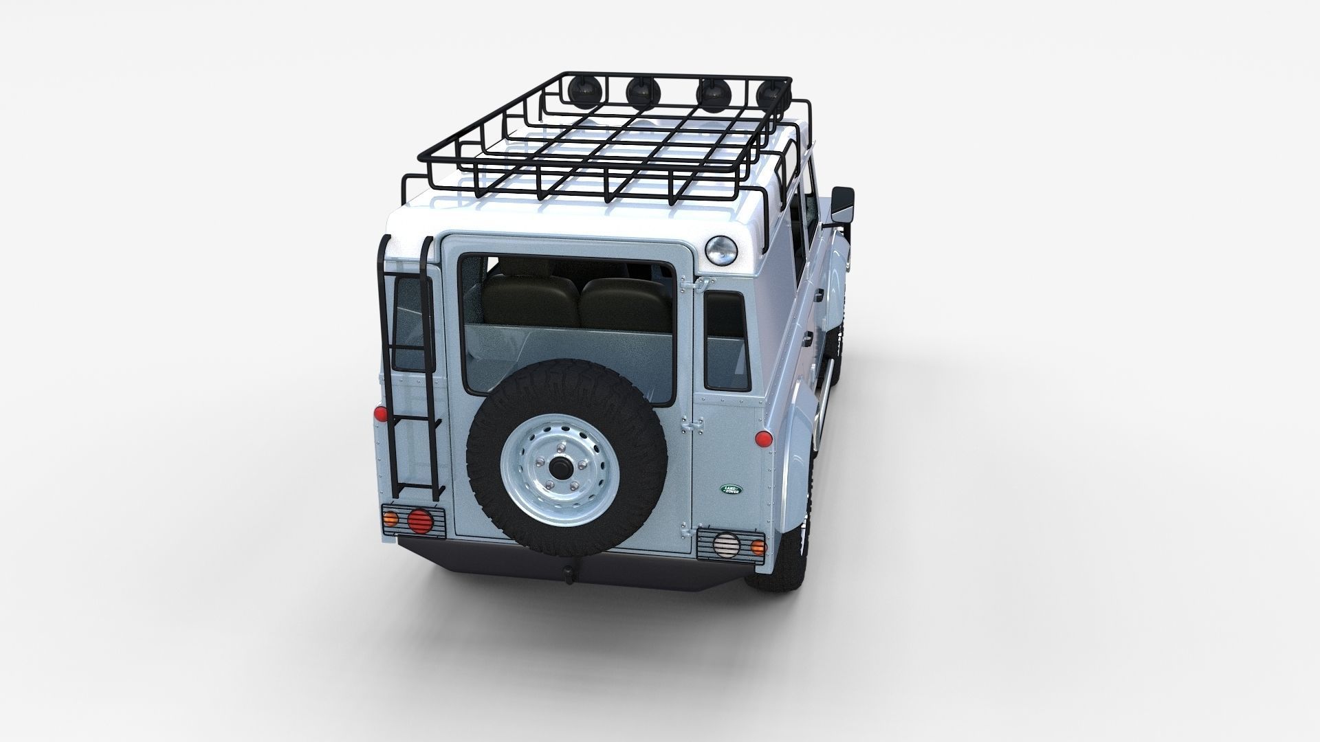 Land Rover Defender Pack with interior 3D model_47