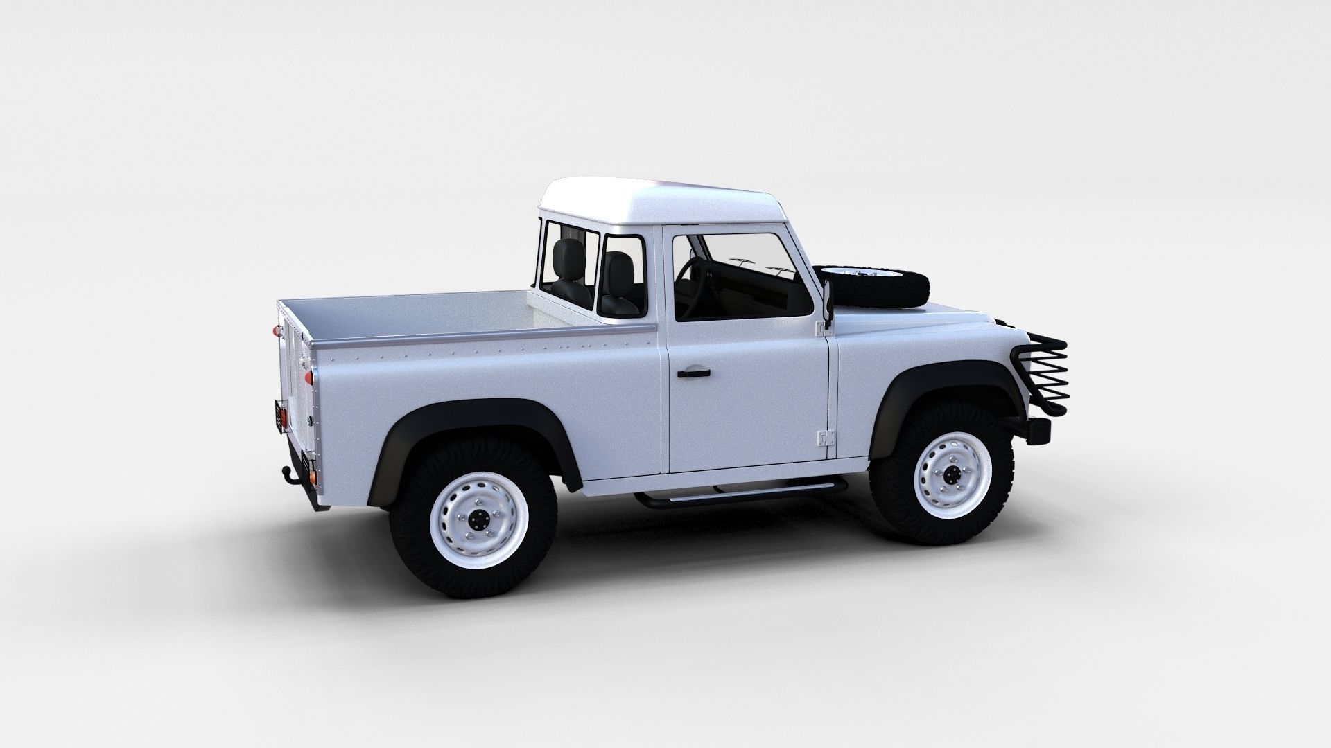 Land Rover Defender Pack with interior 3D model_67