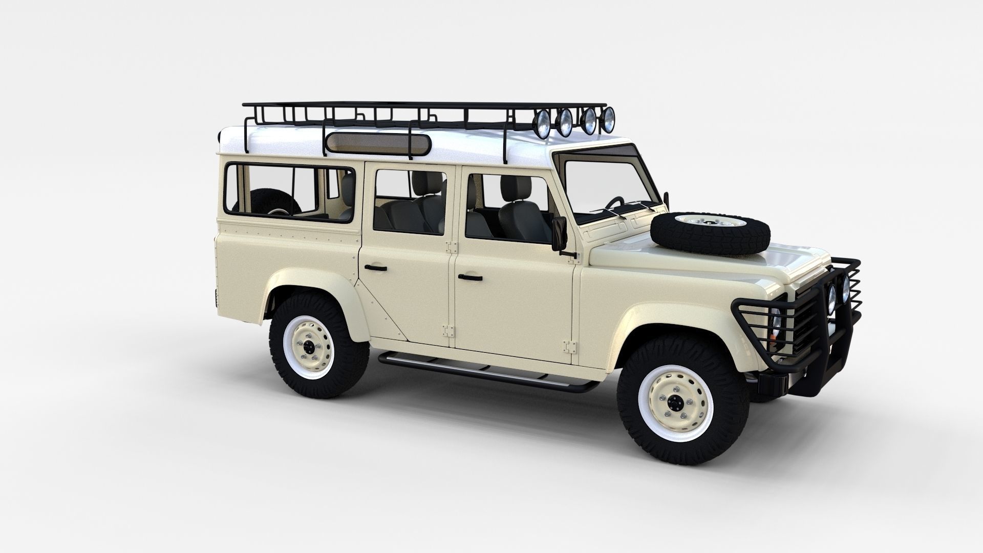 Land Rover Defender Pack with interior 3D model_57
