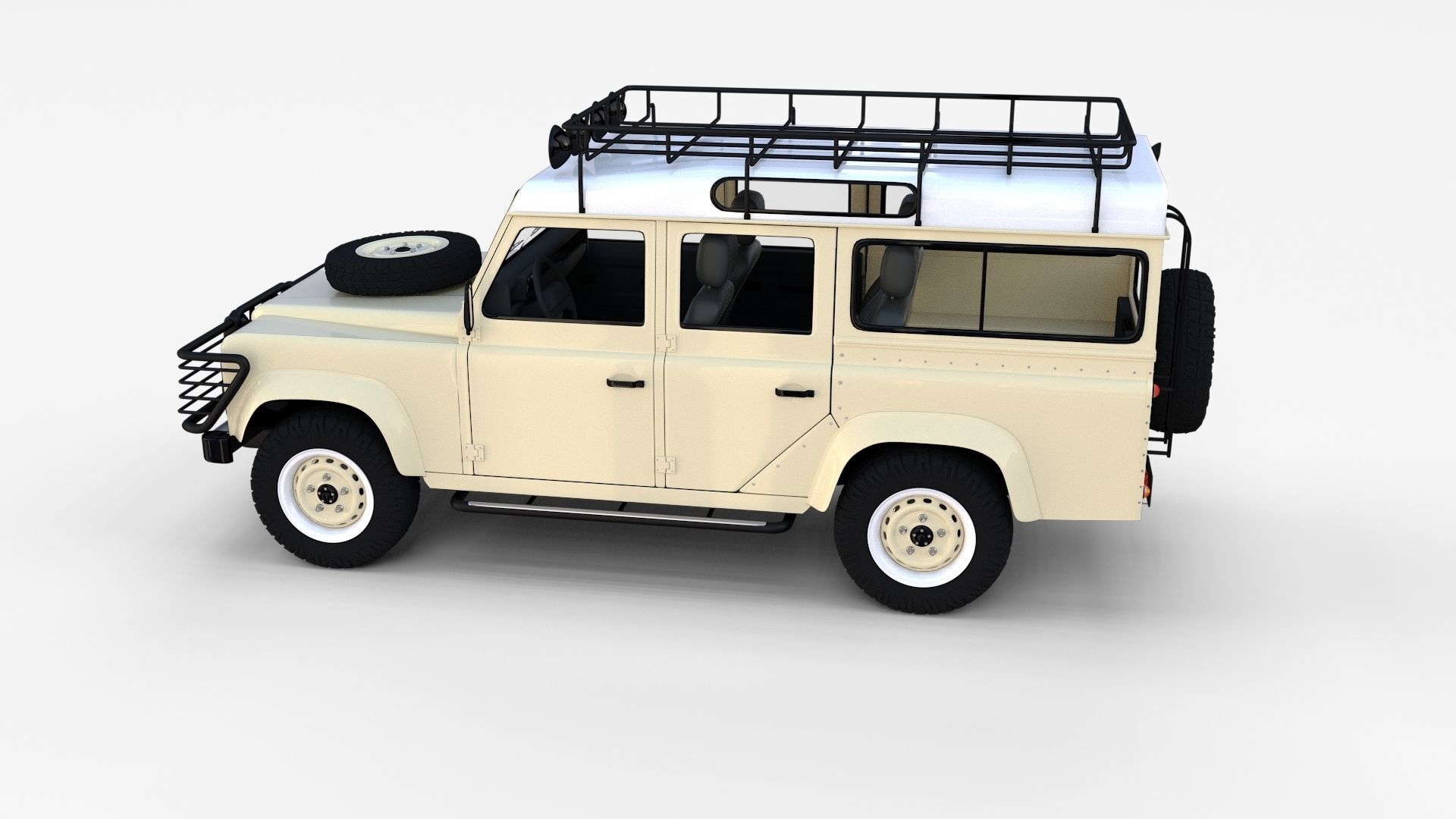 Land Rover Defender Pack with interior 3D model_56