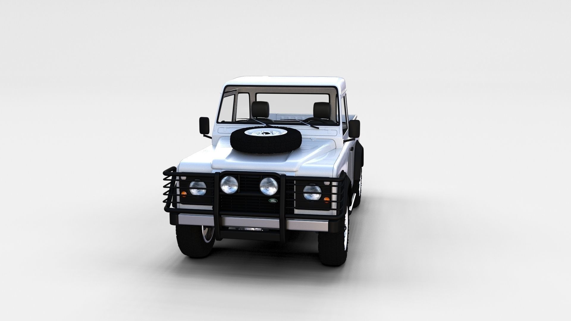 Land Rover Defender Pack with interior 3D model_68