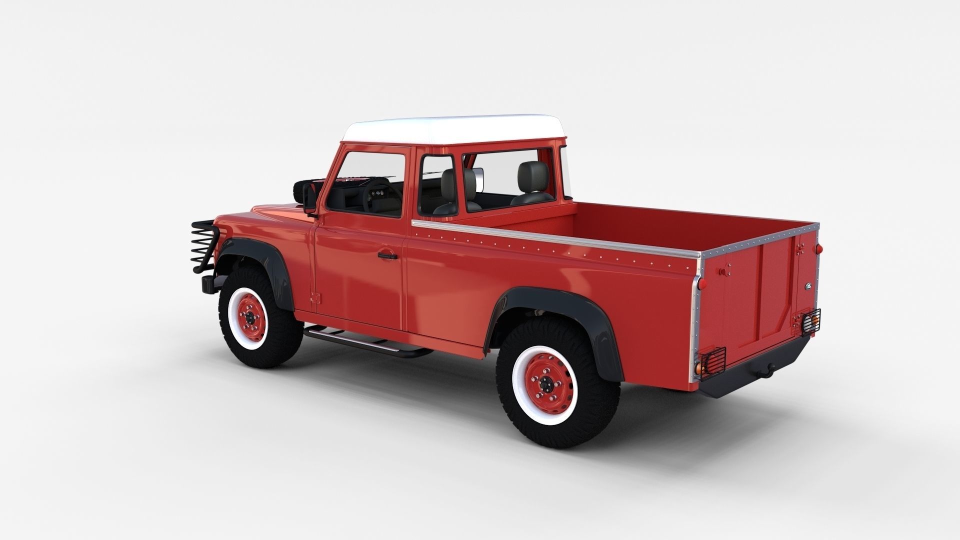 Land Rover Defender Pack with interior 3D model_80