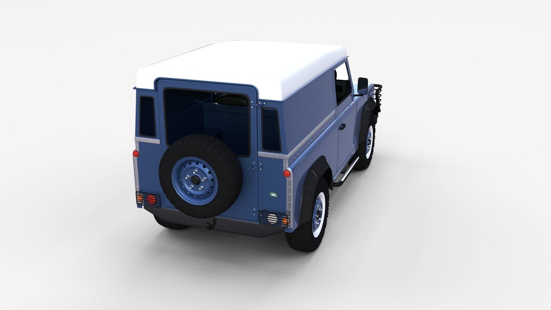 Land Rover Defender Pack with interior 3D model_37