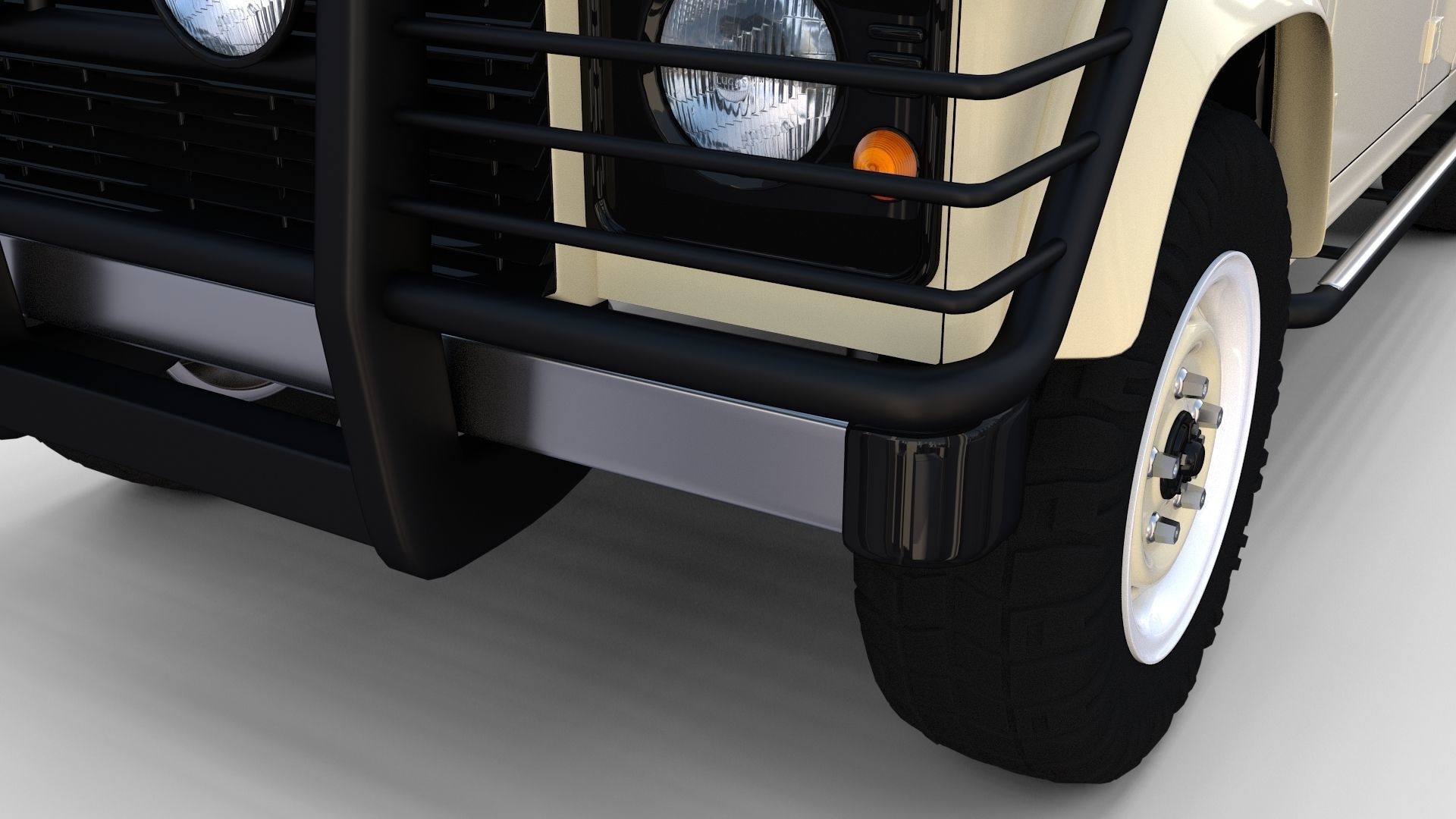 Land Rover Defender Pack with interior 3D model_11