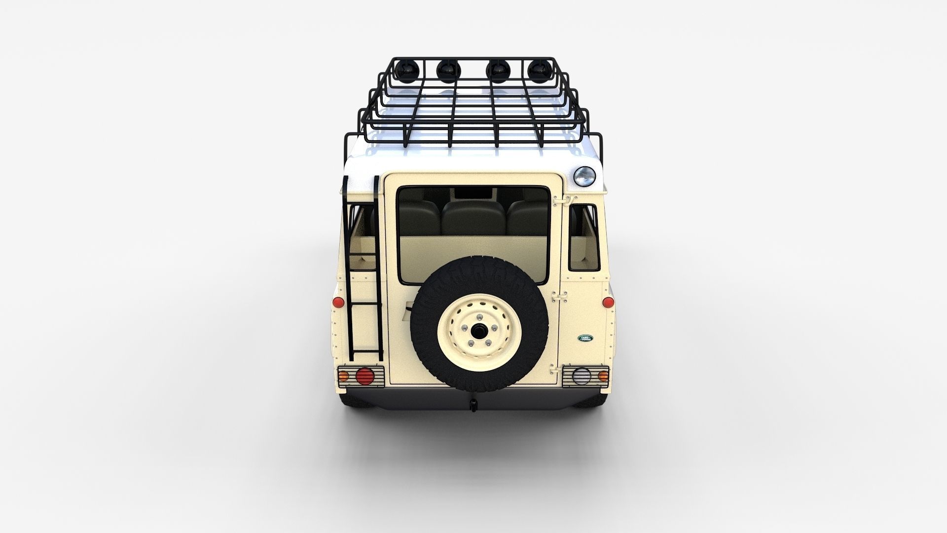 Land Rover Defender Pack with interior 3D model_60