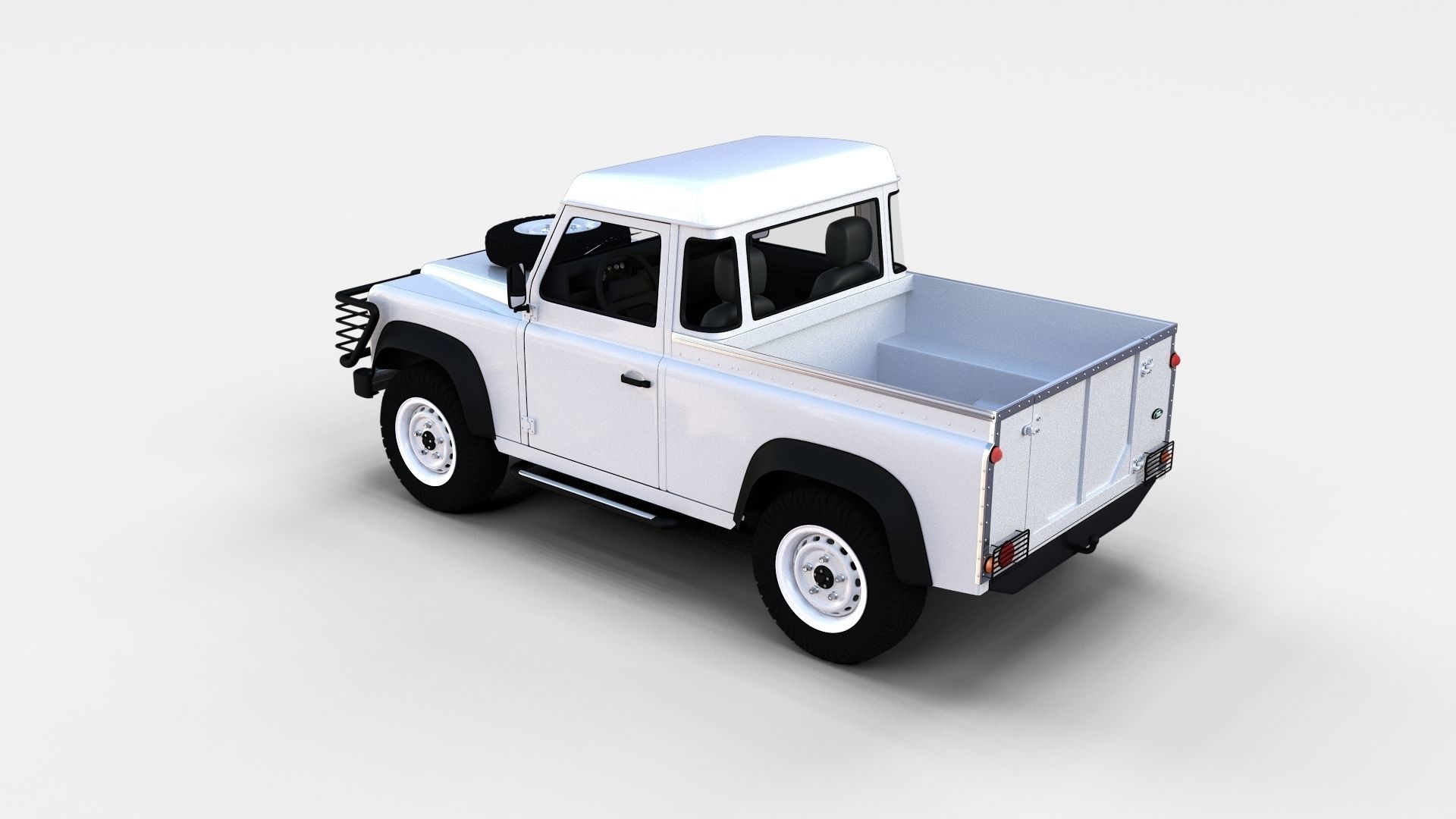 Land Rover Defender Pack with interior 3D model_13