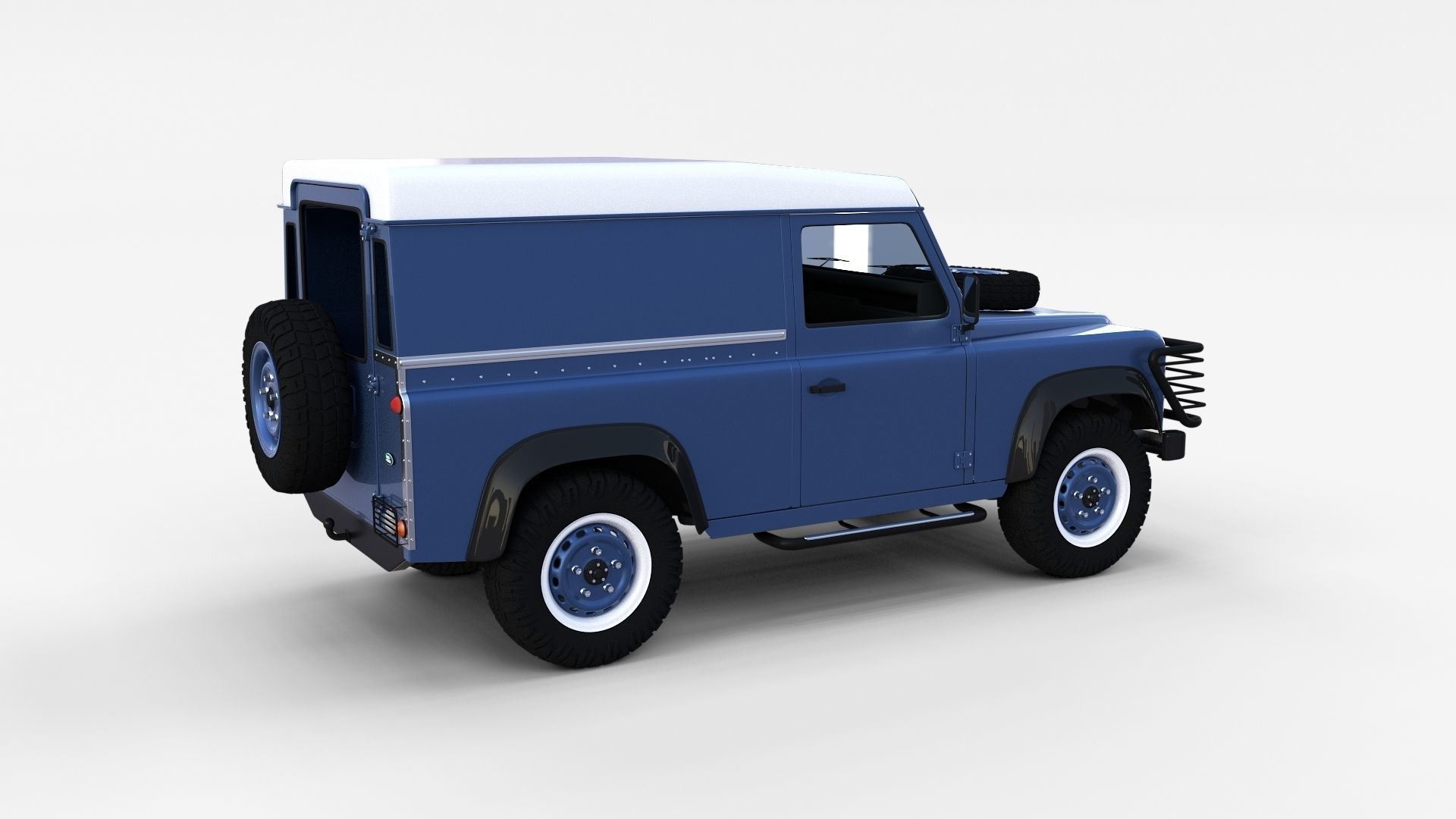 Land Rover Defender Pack with interior 3D model_29