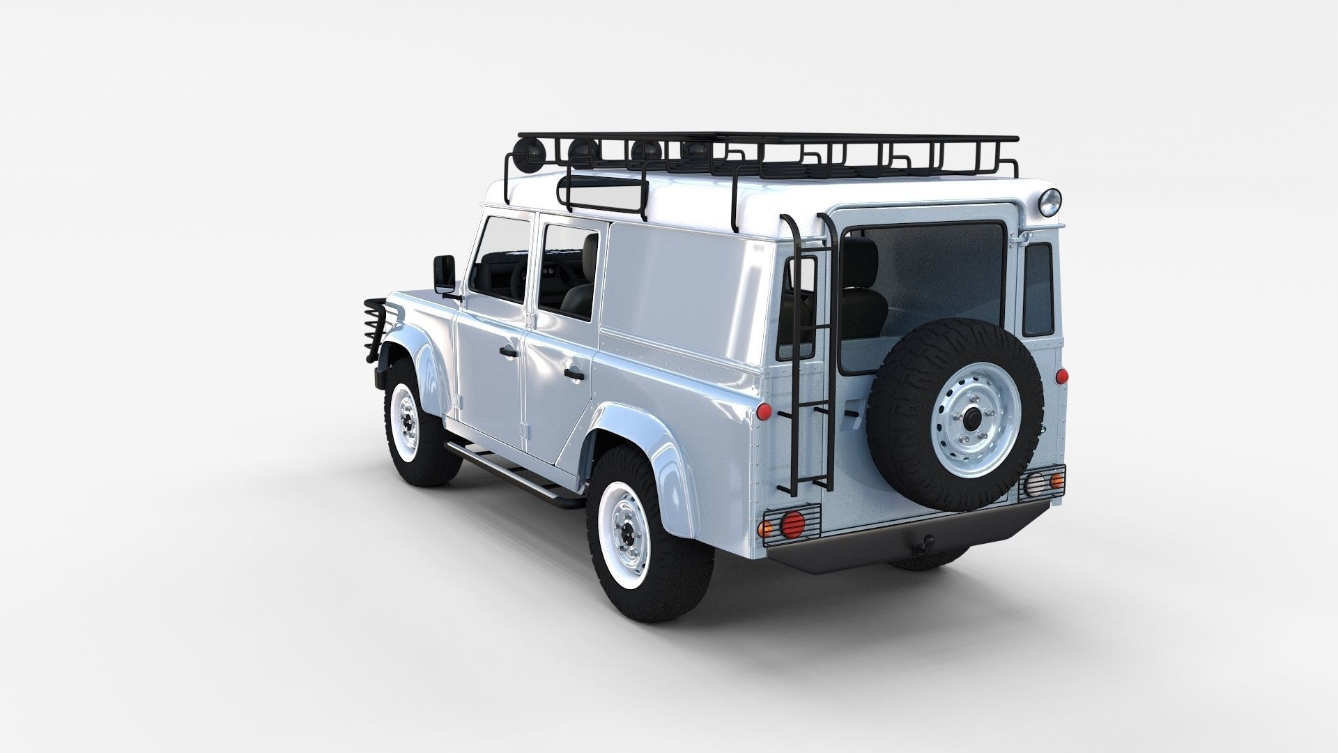 Land Rover Defender Pack with interior 3D model_71