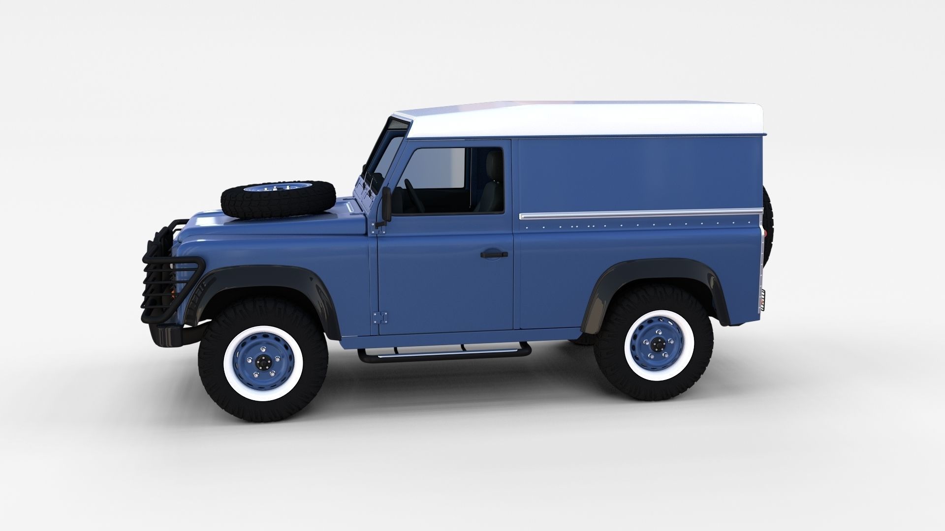 Land Rover Defender Pack with interior 3D model_20