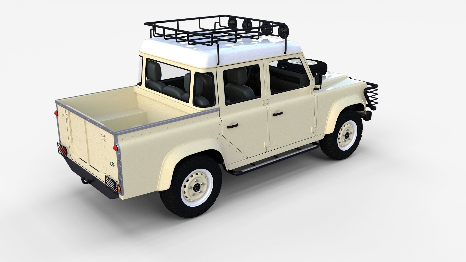 Land Rover Defender Pack with interior 3D model_24