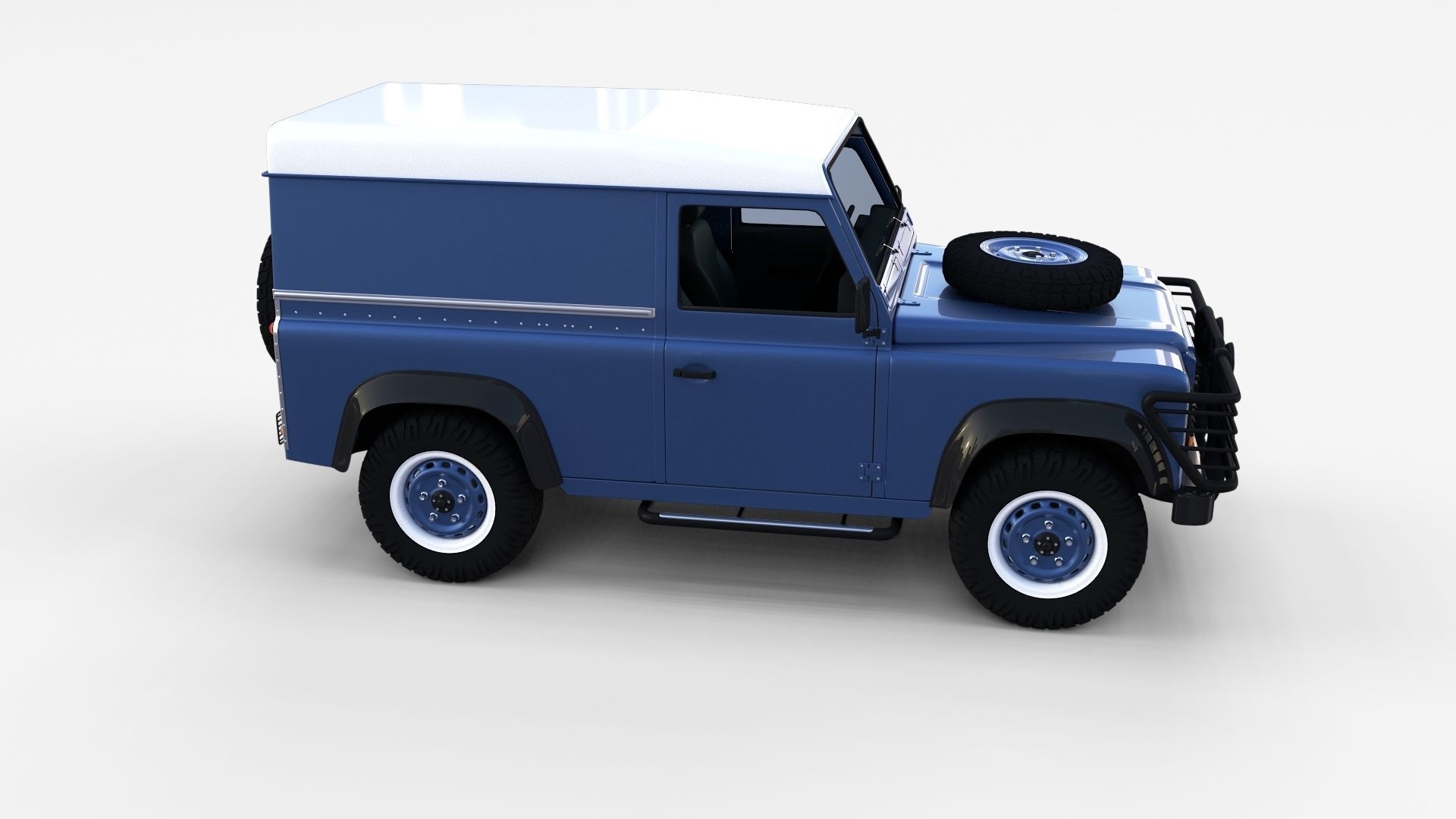 Land Rover Defender Pack with interior 3D model_42