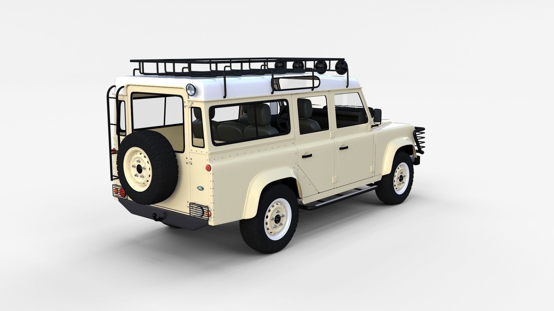 Land Rover Defender Pack with interior 3D model_72