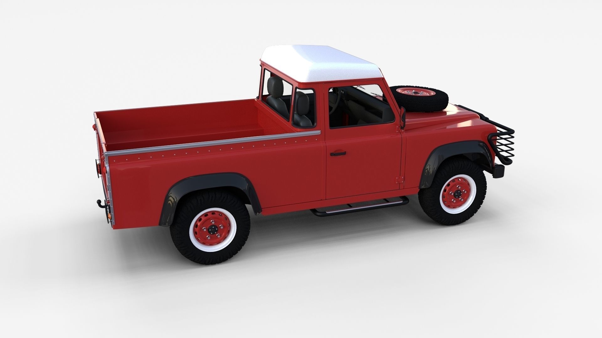 Land Rover Defender Pack with interior 3D model_27