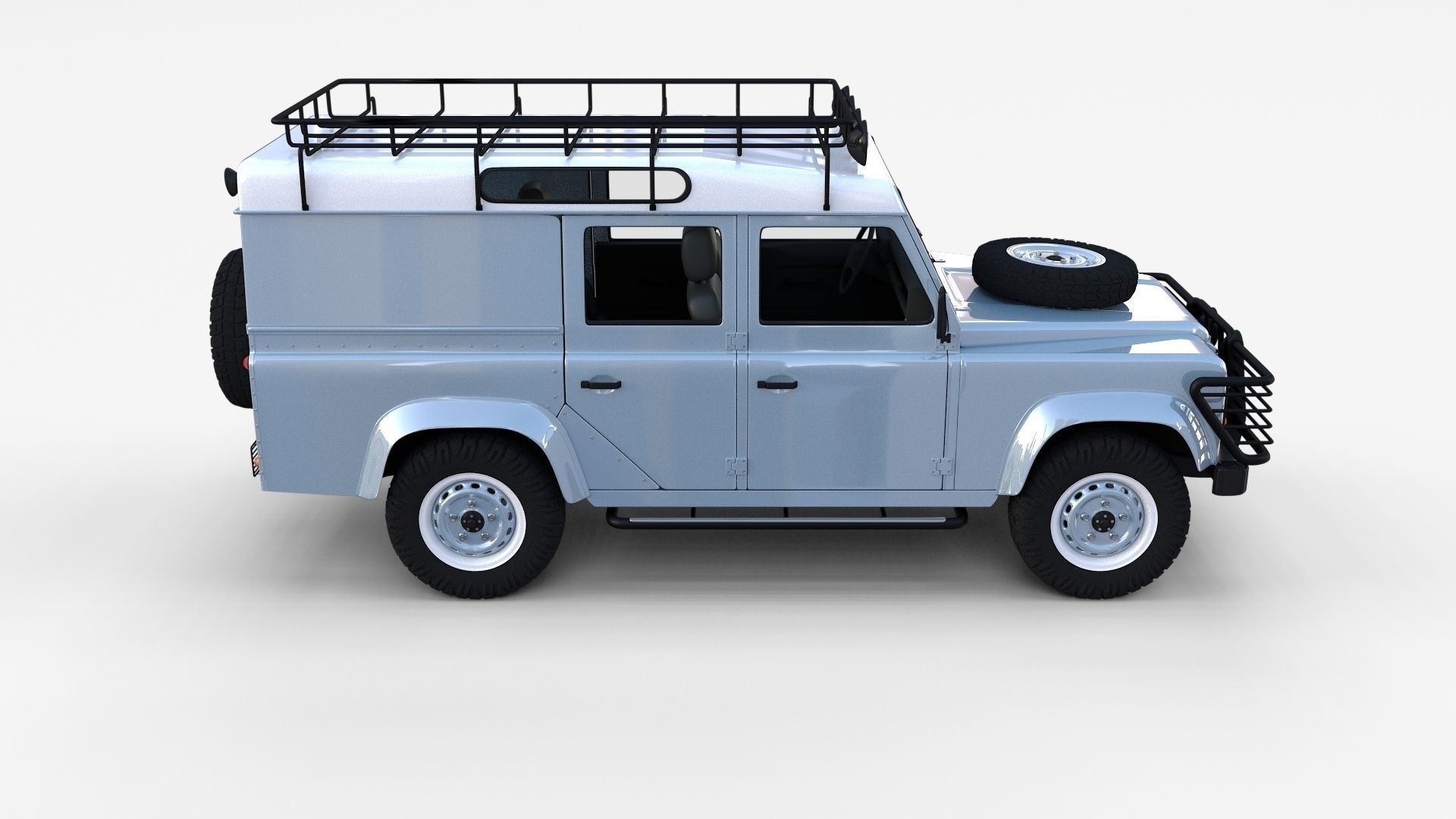 Land Rover Defender Pack with interior 3D model_70
