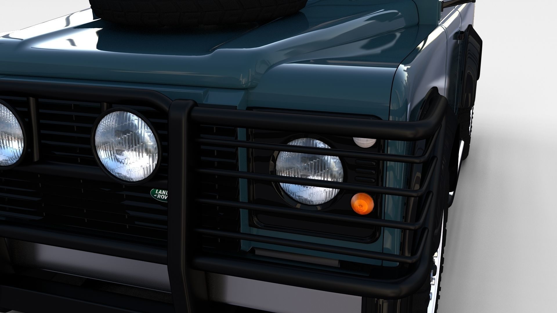 Land Rover Defender Pack with interior 3D model_75