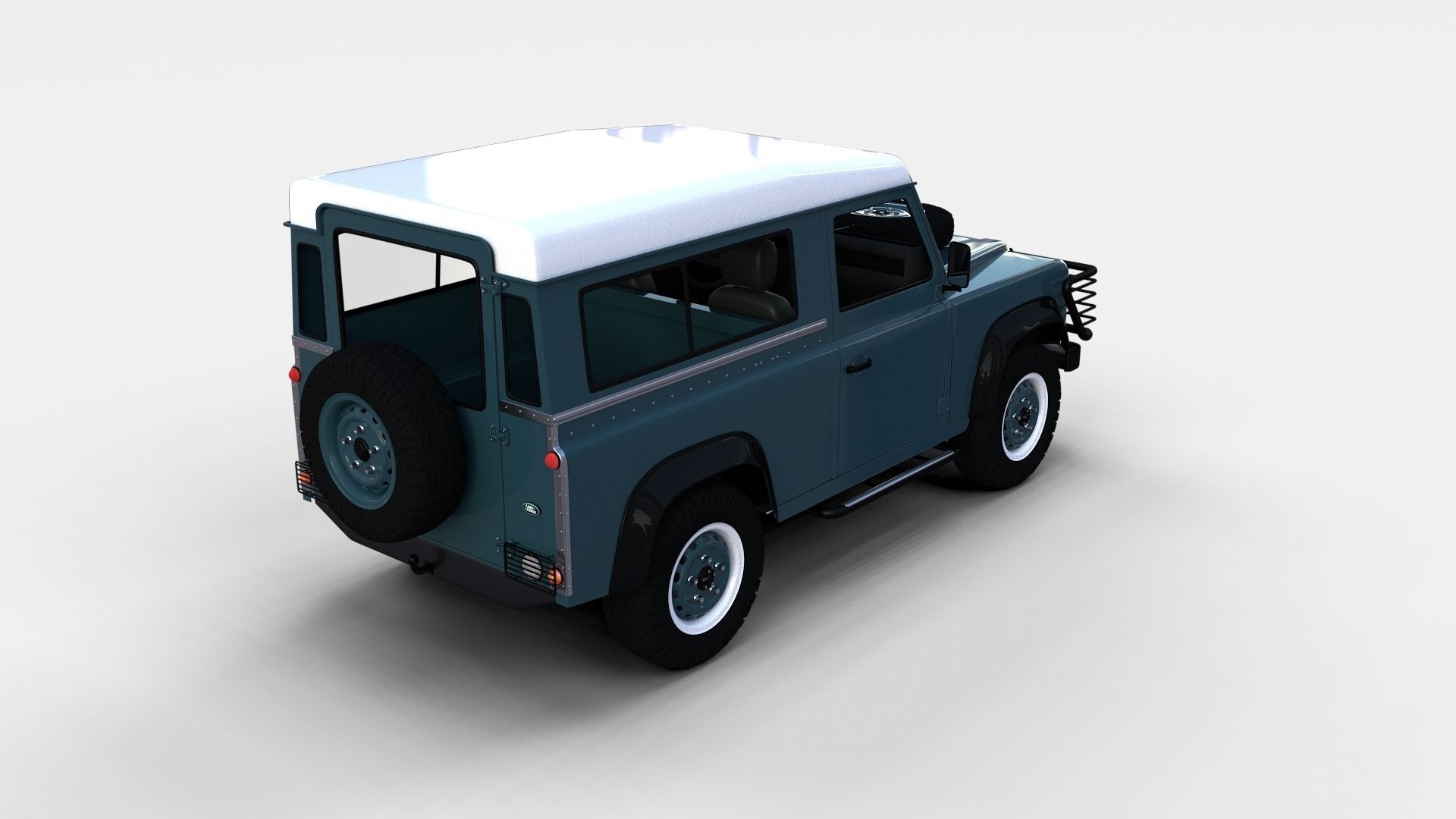 Land Rover Defender Pack with interior 3D model_76