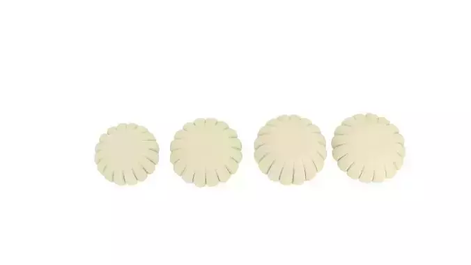 Cream for Cake Low-poly 3D model