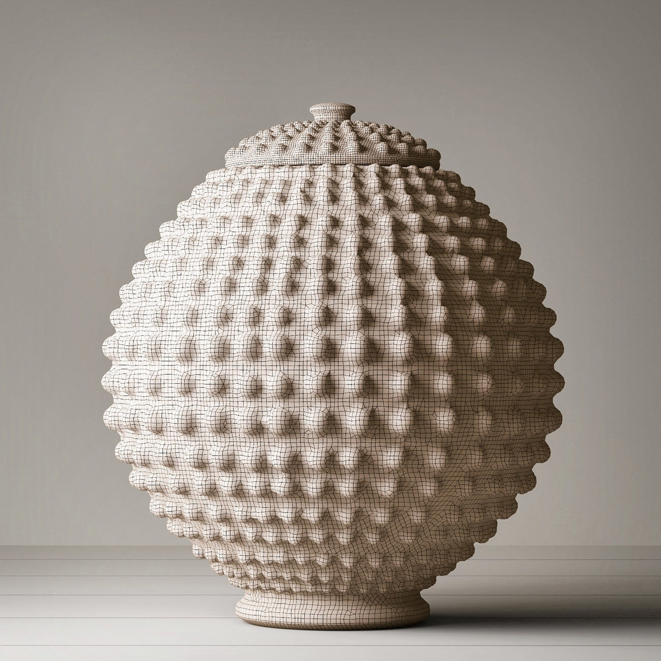 AFRICAN LOBI POT COLLECTION 3D model_7