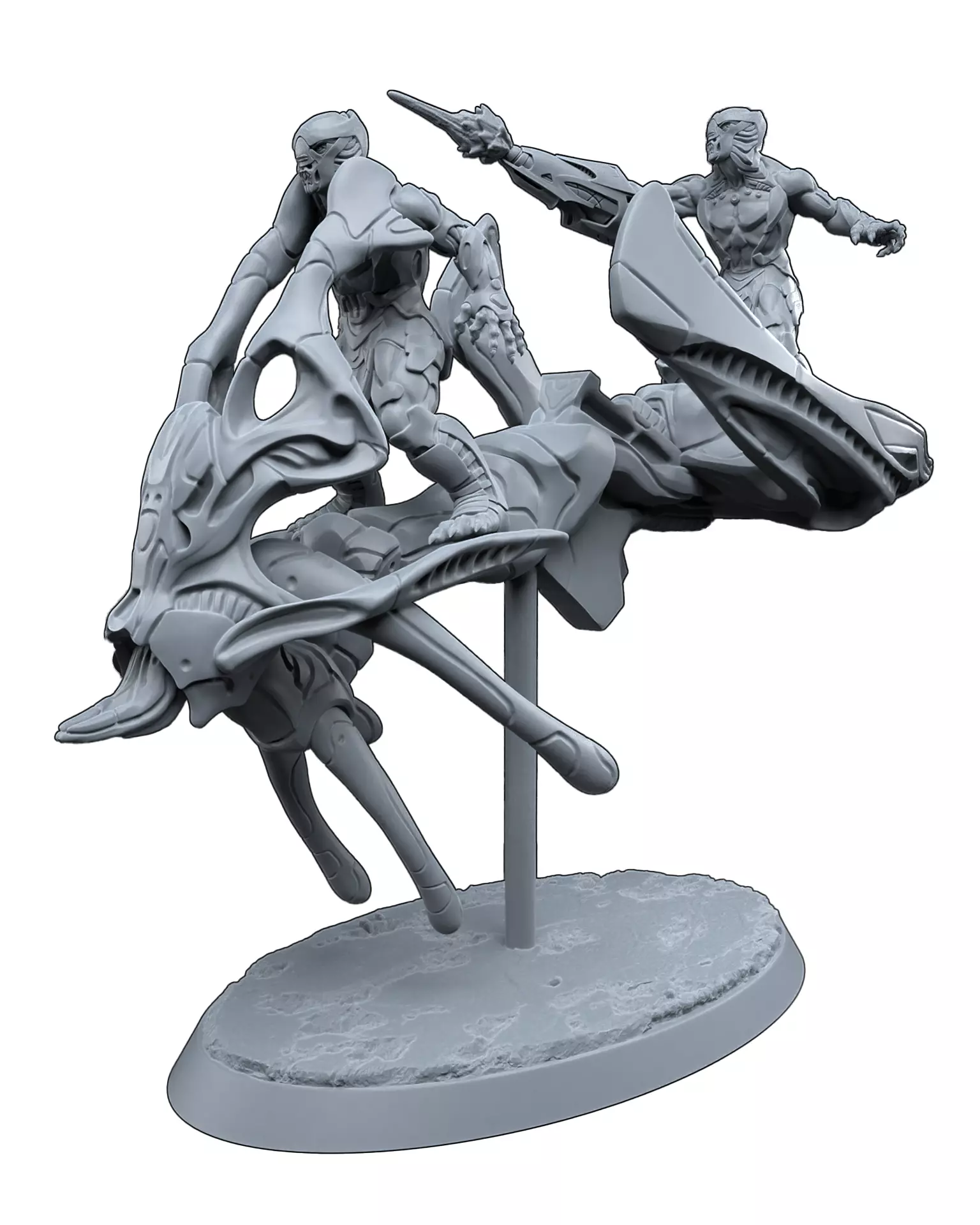 Chitauri Army Chariot 3D Print STL Miniature RPG 3D print model