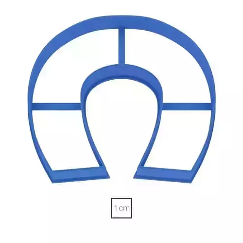 Horseshoe cookie cutter for professional 