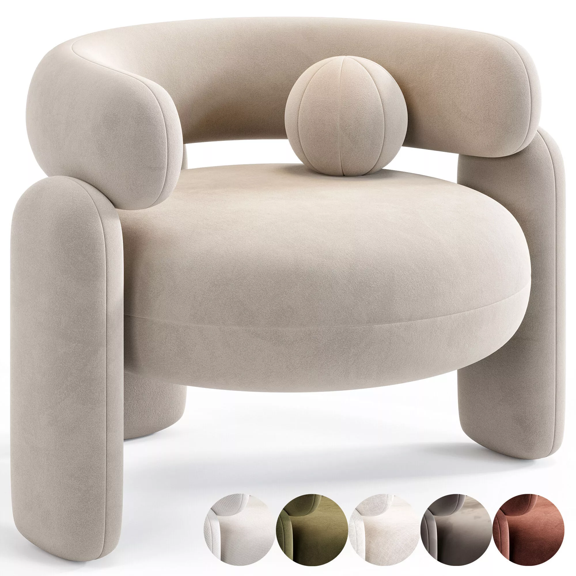 Embrace Armchair By Royalstranger Low-poly 3D model