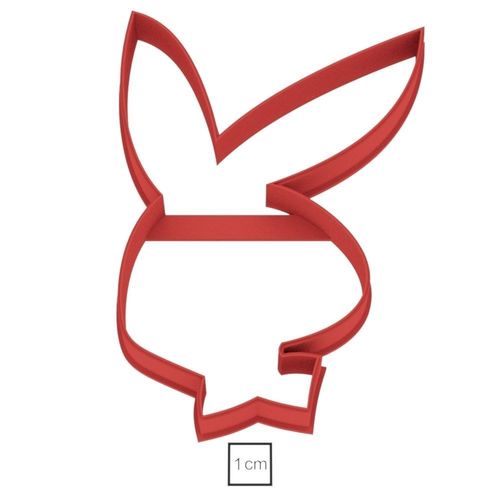 Playboy cookie cutter for professional  Free 3D print model