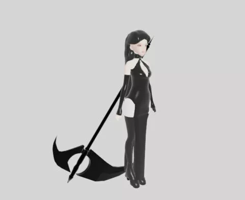 Cute And Realistic 3D Model Of A Character Low-poly 3D model