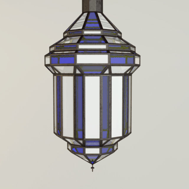 Ceiling Lantern 3D model_4