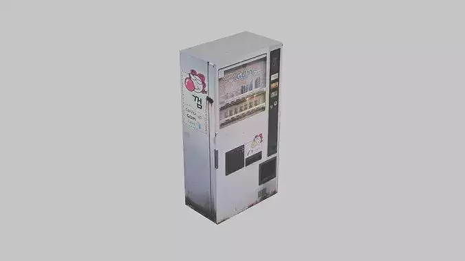 Korean Gum and Drinks Vending Machine