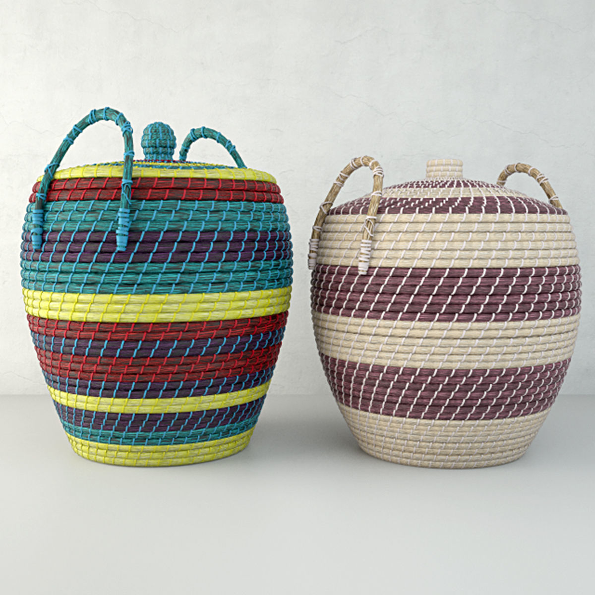 Baskets by ZARA HOME 2 3D model_2