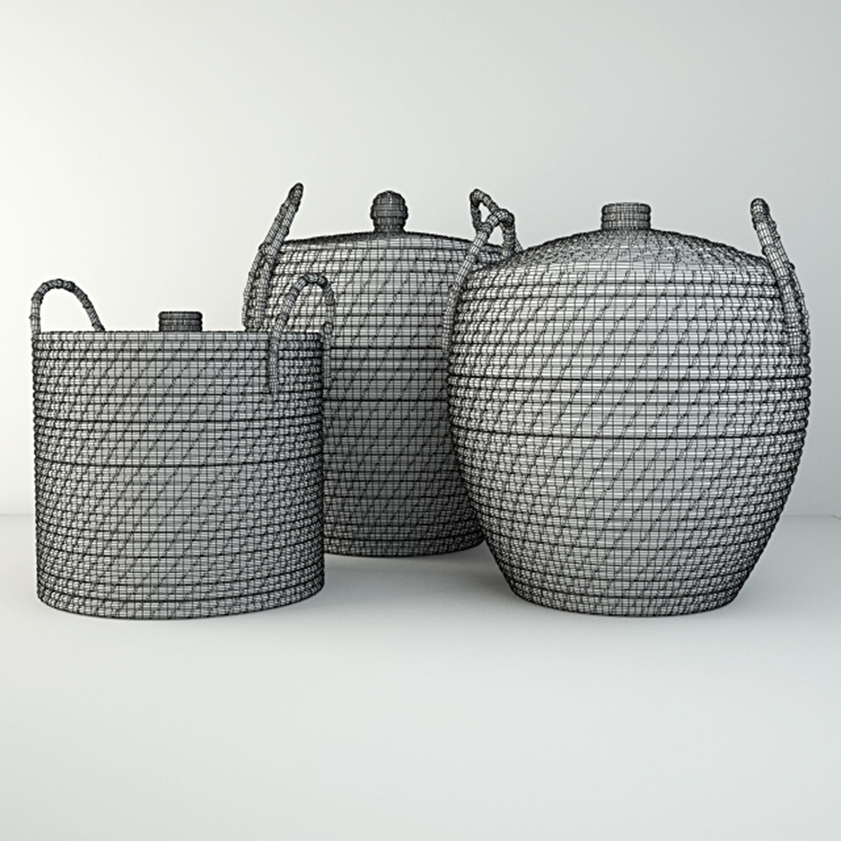 Baskets by ZARA HOME 2 3D model_1