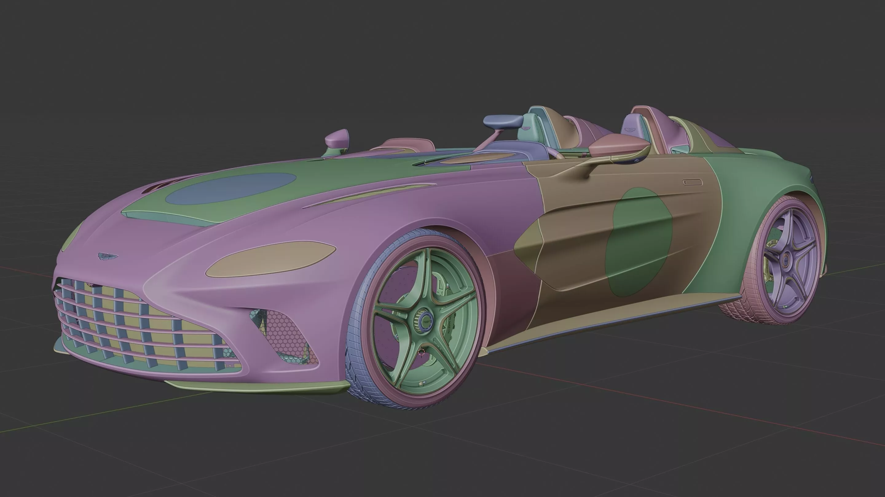 Aston Martin V12 Speedster 2021 CAD Model 3D model
