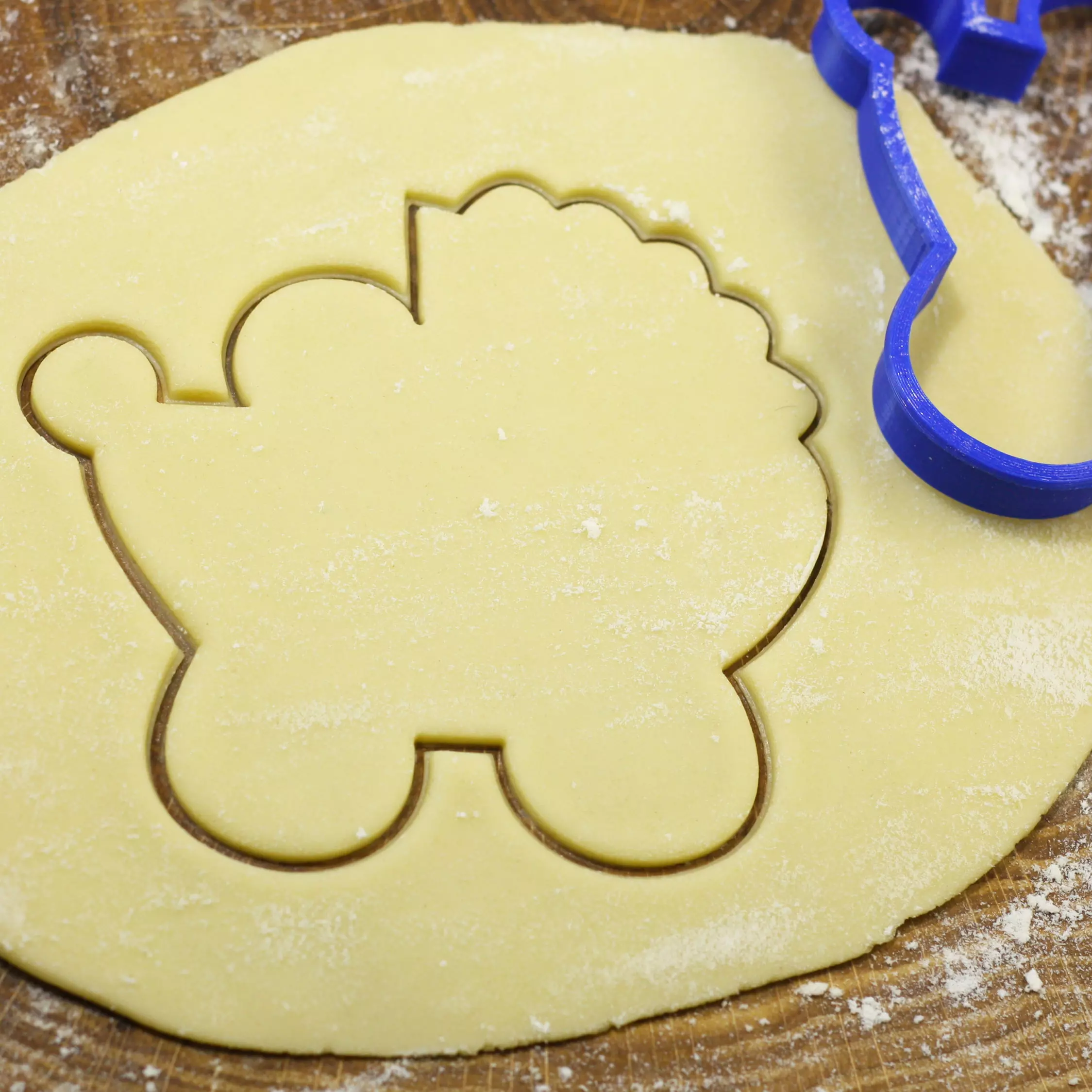 Baby carriage cookie cutter for professional Free 3D print model