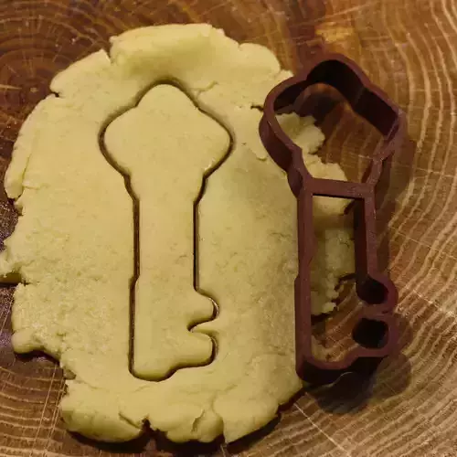 Key to the heart cookie cutter for professional 